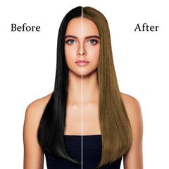 lymznus coffee hair dye shampoo application on dry hair for quick color