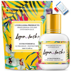Lyon Lash Extra Hold glue bottle ready for professional lash extensions.