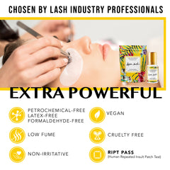 Lyon Lash 6-8 weeks retention data supports longer-lasting lash looks.