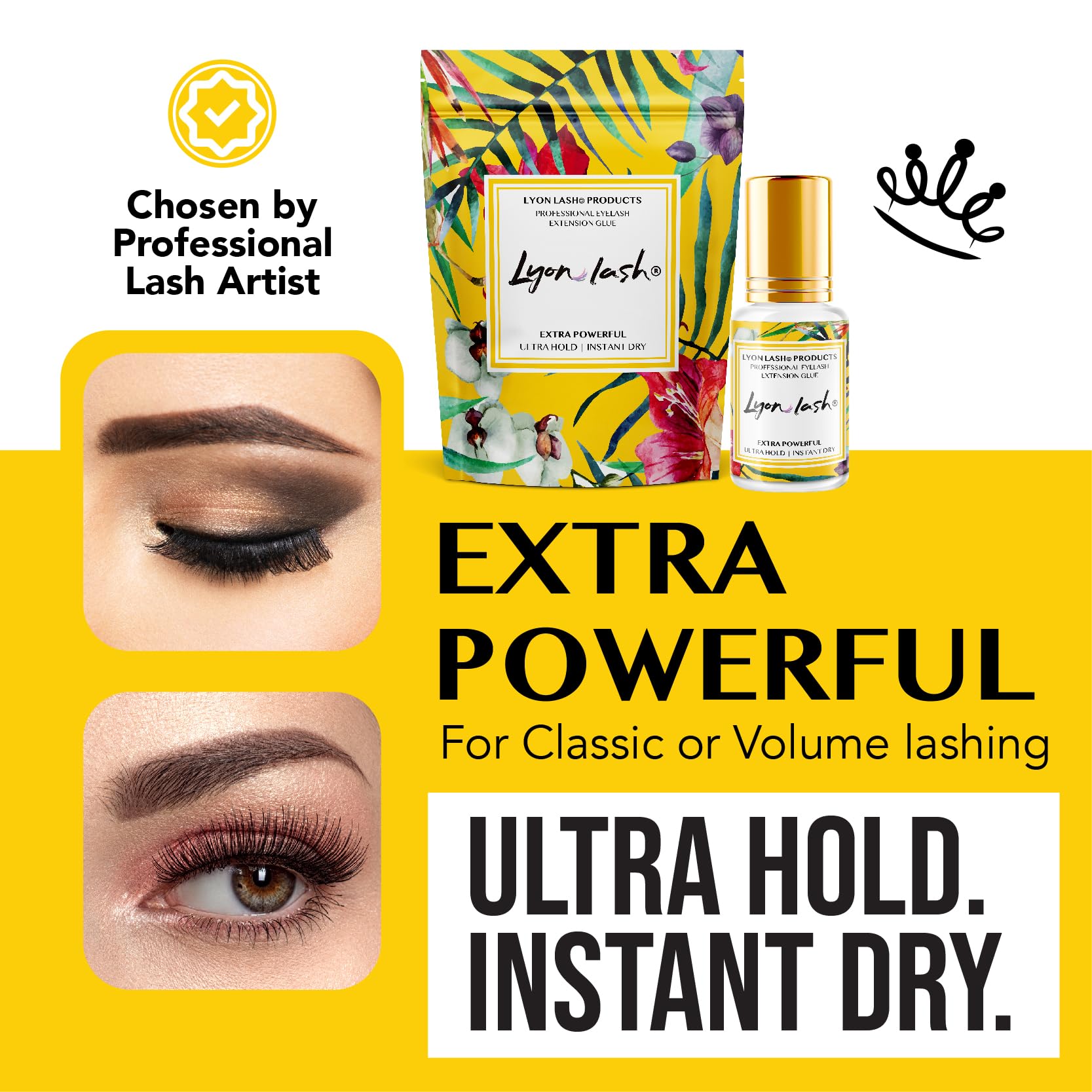 Lyon Lash USA-designed formula emphasizes quality control and professional reliability.
