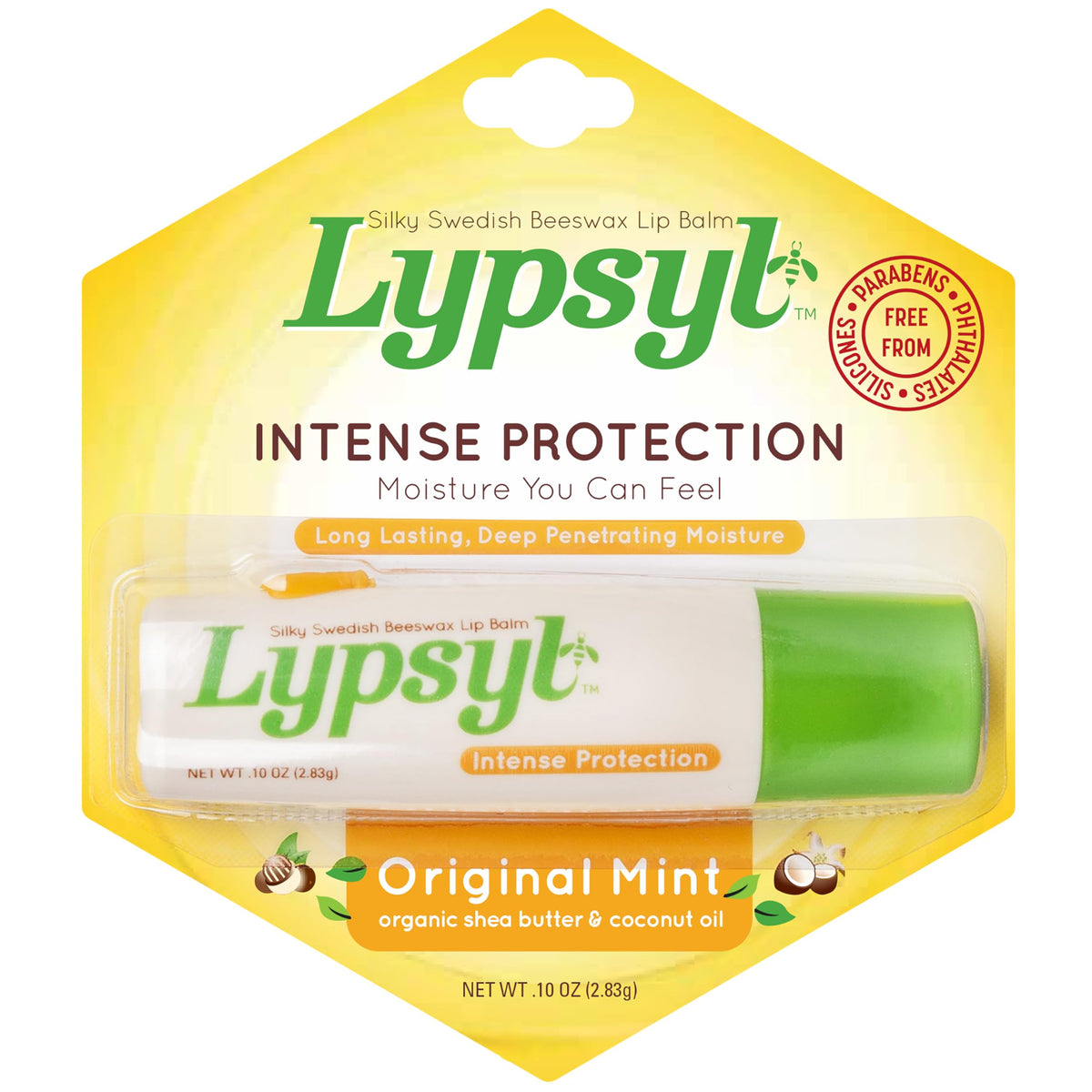 Lypsyl Intense Protection Original Mint lip balm glide for smooth lips
