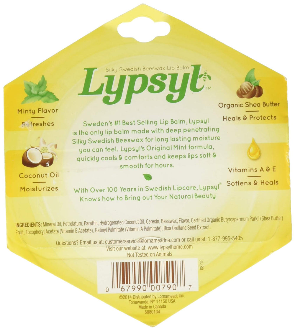 Lypsyl Lypmoisturizer on-hand slide design for quick lip care