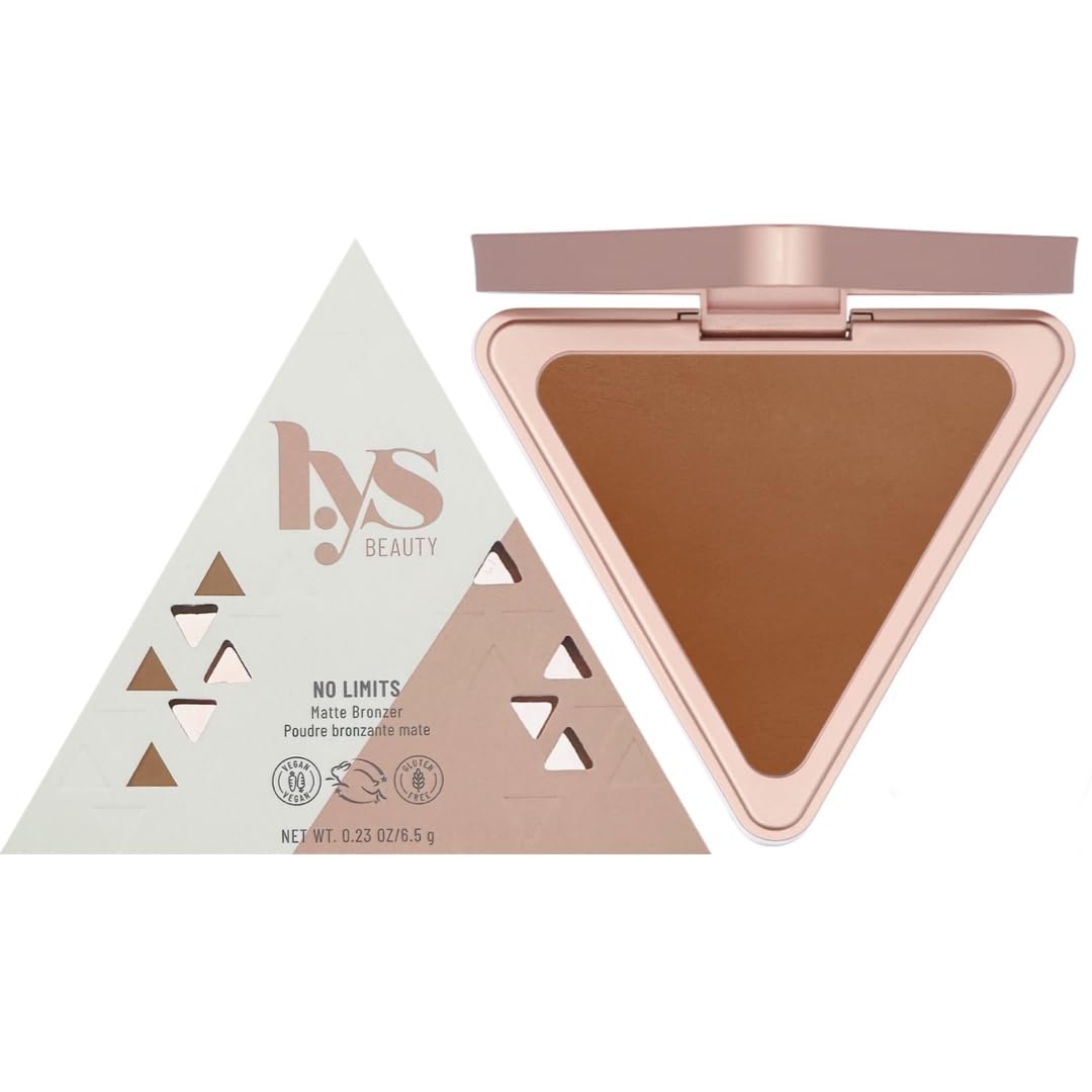 LYS Beauty No Limits Matte Bronzer compact for on-the-go warmth and contour.