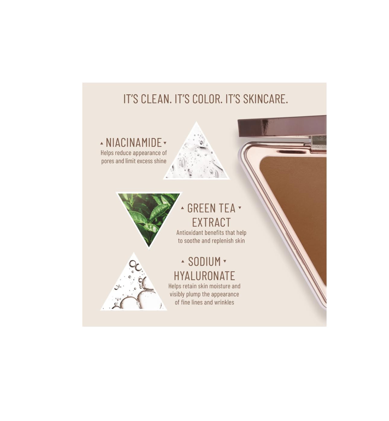 LYS Beauty No Limits Matte Bronzer on skin for everyday radiance