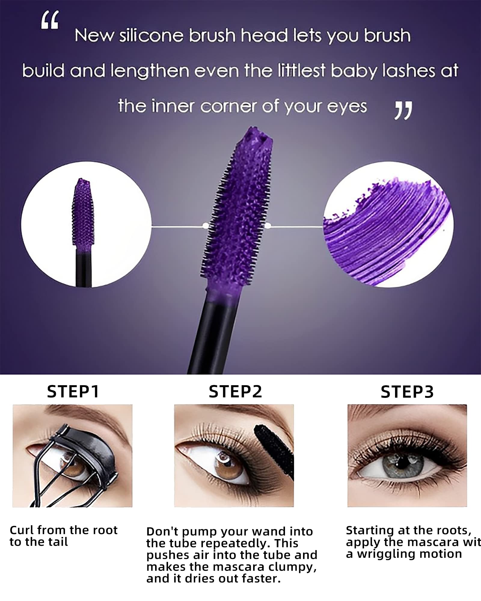 LYSdefeu 5D mascara green lashes for bright, playful definition