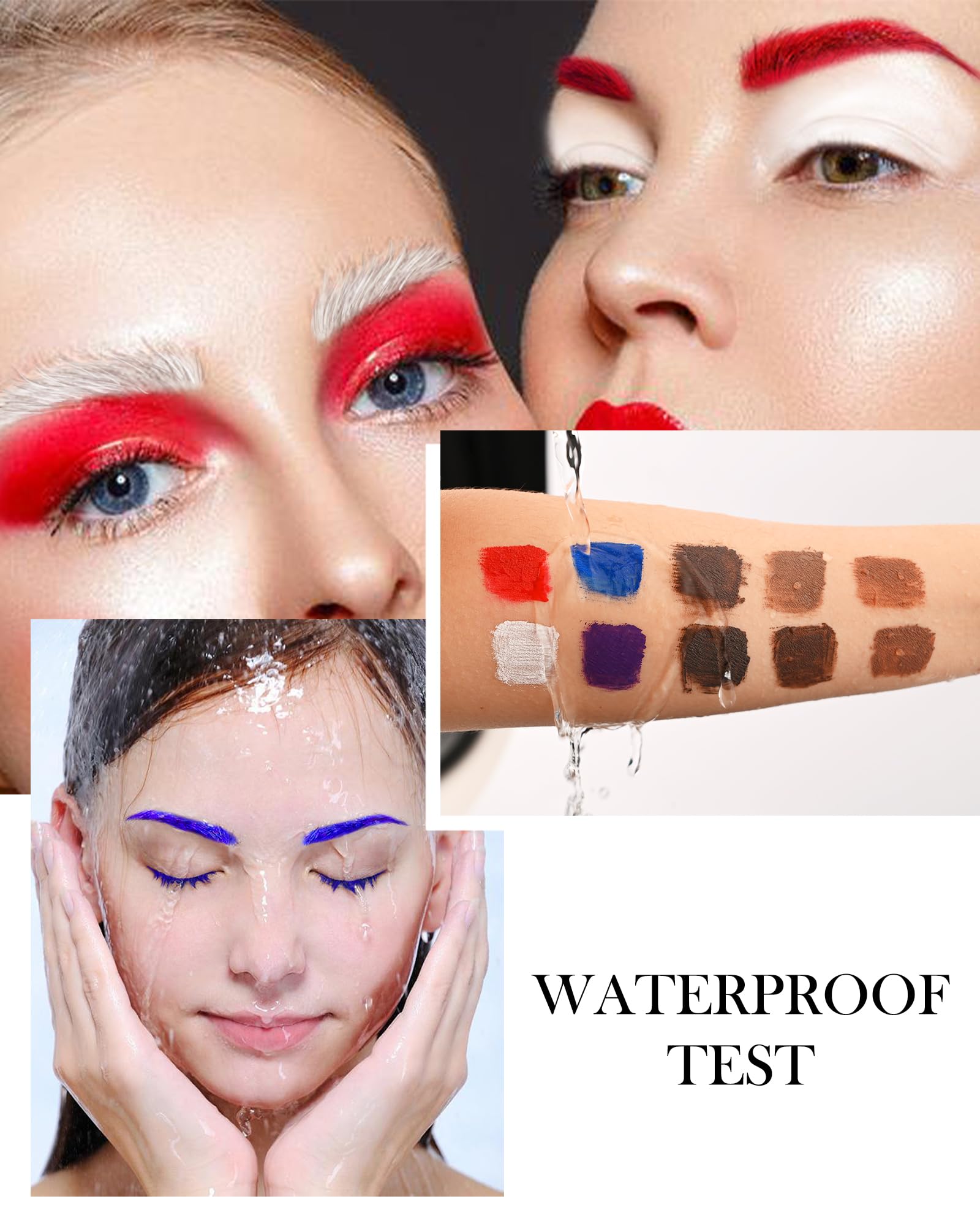 LYSdefeu color mascara for lashes adds vivid burgundy for bold eyes