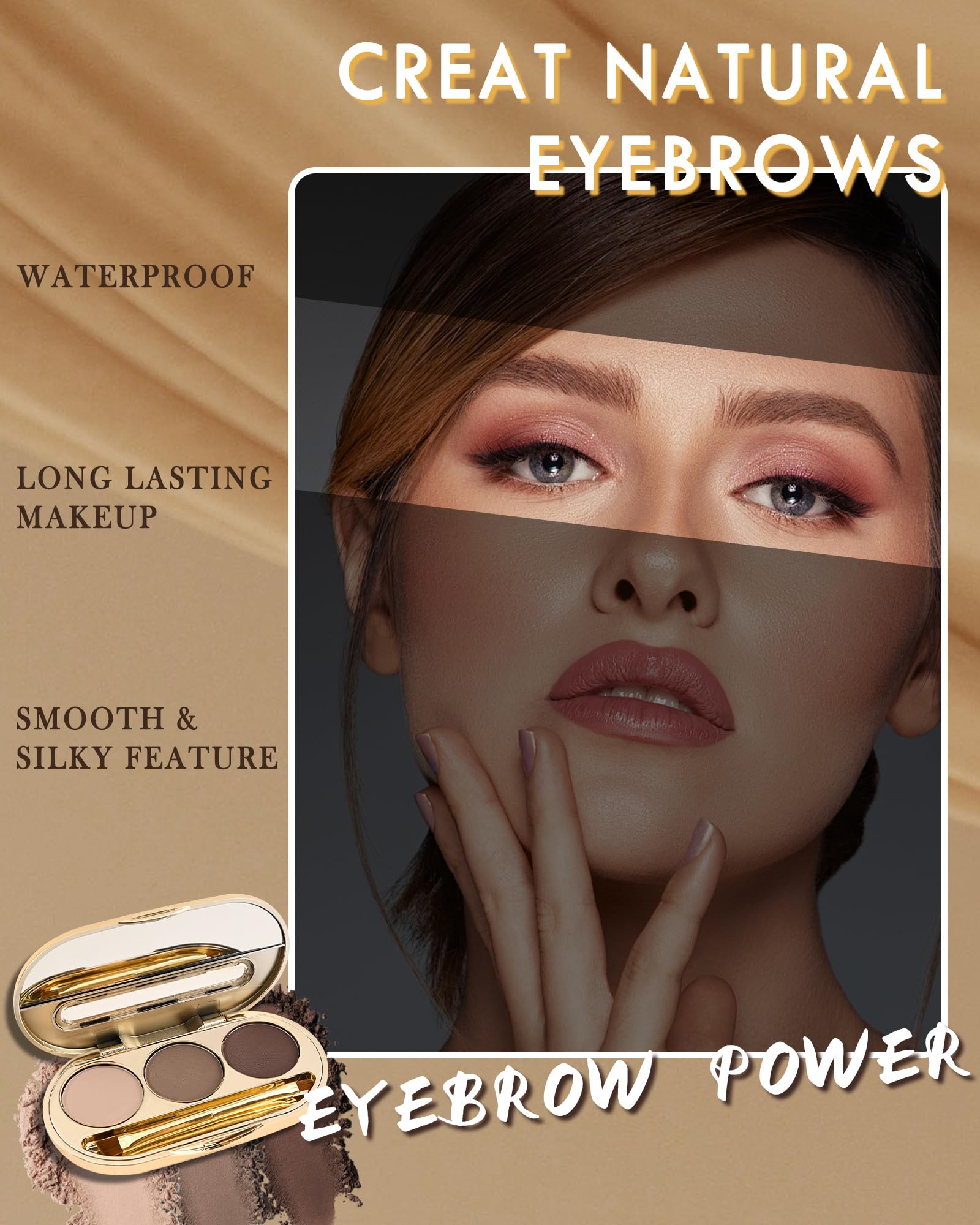 LYSdefeu Dual-ended Brow Brush delivers clean shading and grooming.