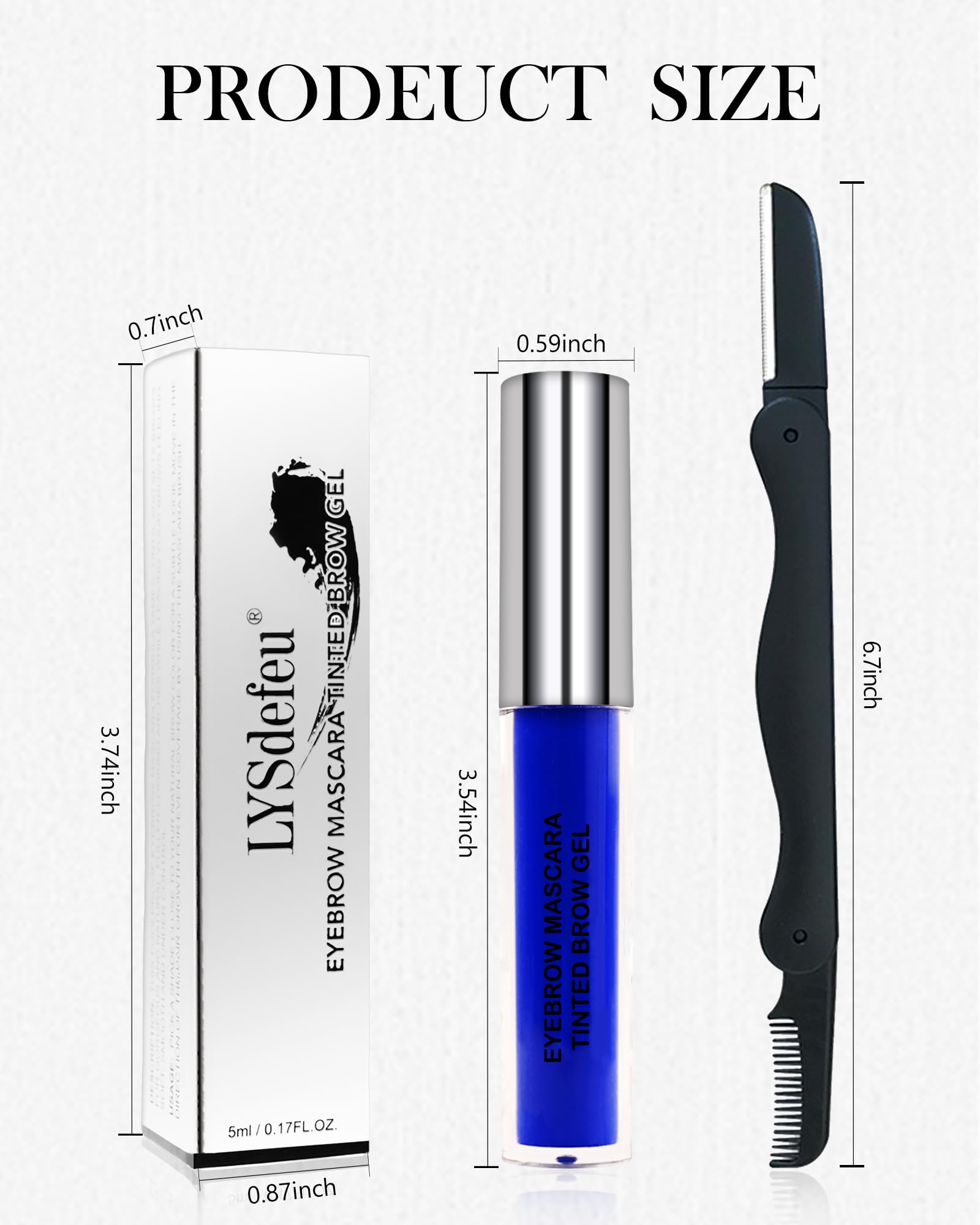 LYSdefeu Eyebrow Mascara Gel Halloween-ready makeup option