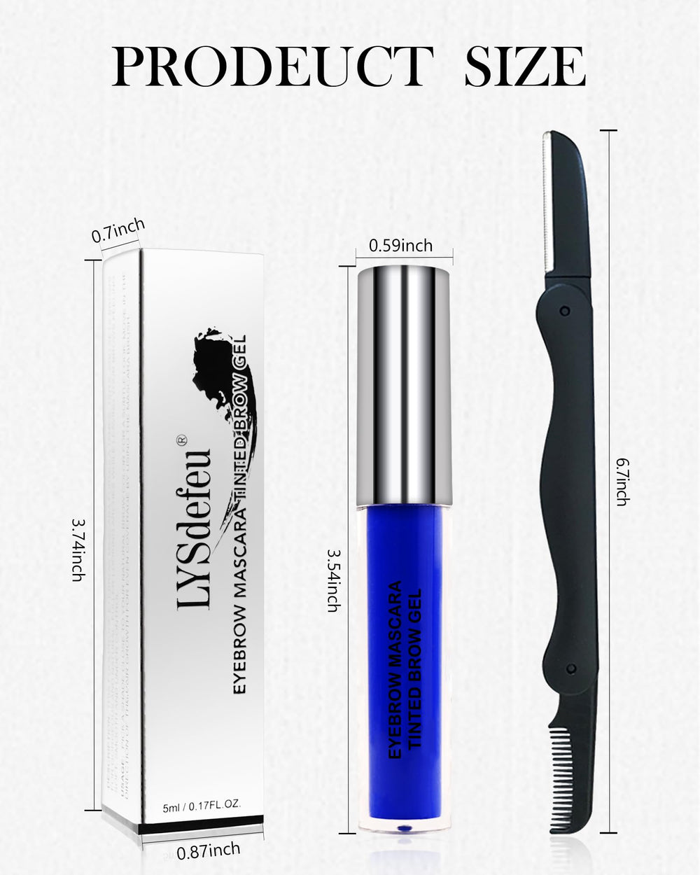 LYSdefeu Eyebrow Mascara Gel Halloween-ready makeup option