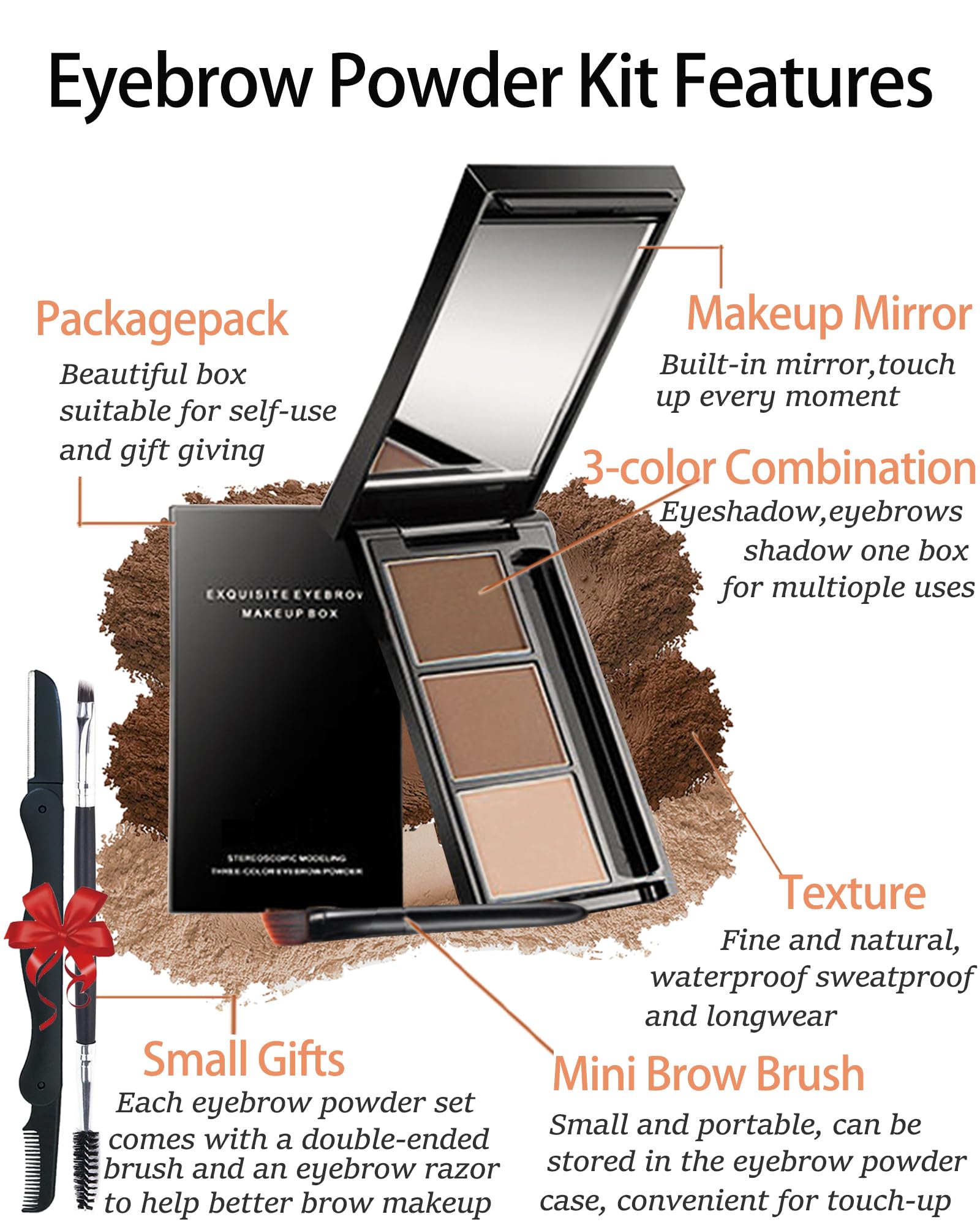 LYSdefeu mini brow brush included for precise application and blending.