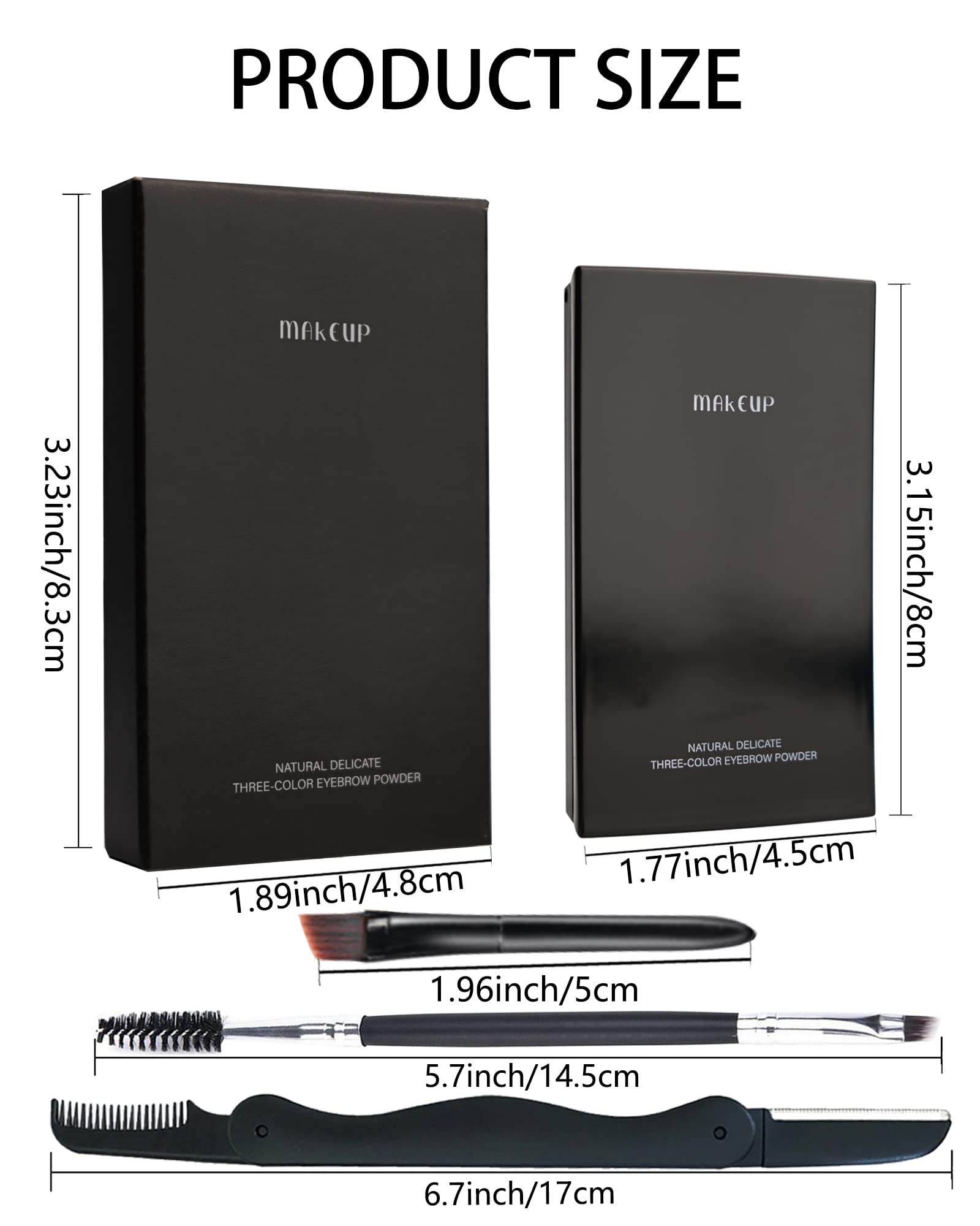 LYSdefeu travel-friendly compact brow kit ready for touch-ups anywhere.