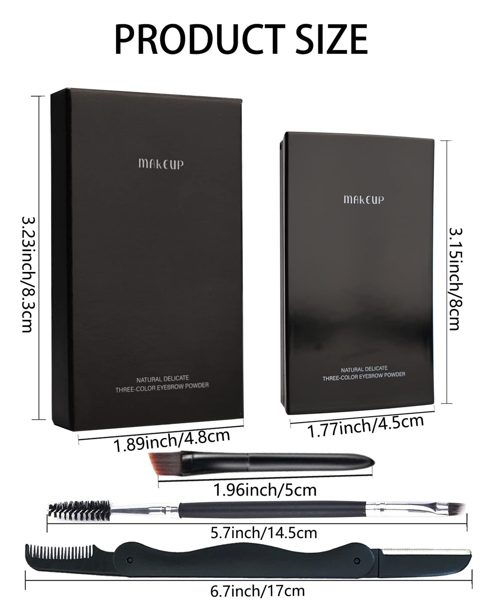 LYSdefeu travel-friendly compact brow kit ready for touch-ups anywhere.