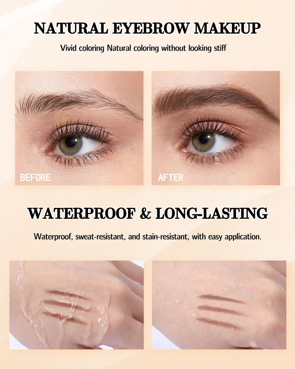 Razor included for precise brow grooming in the LYSdefeu set