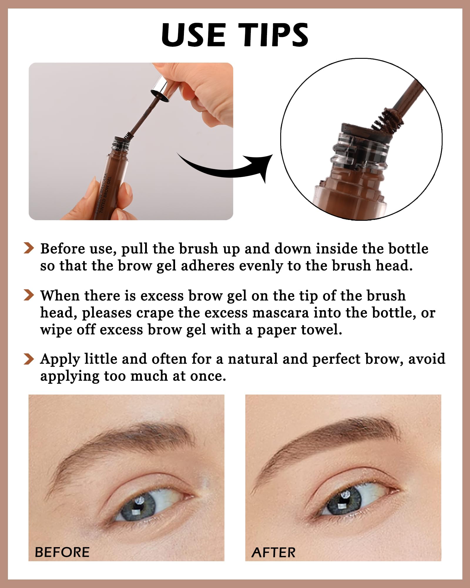 LYSdefeu brow gel dries quickly for fast, long-wear shaping.