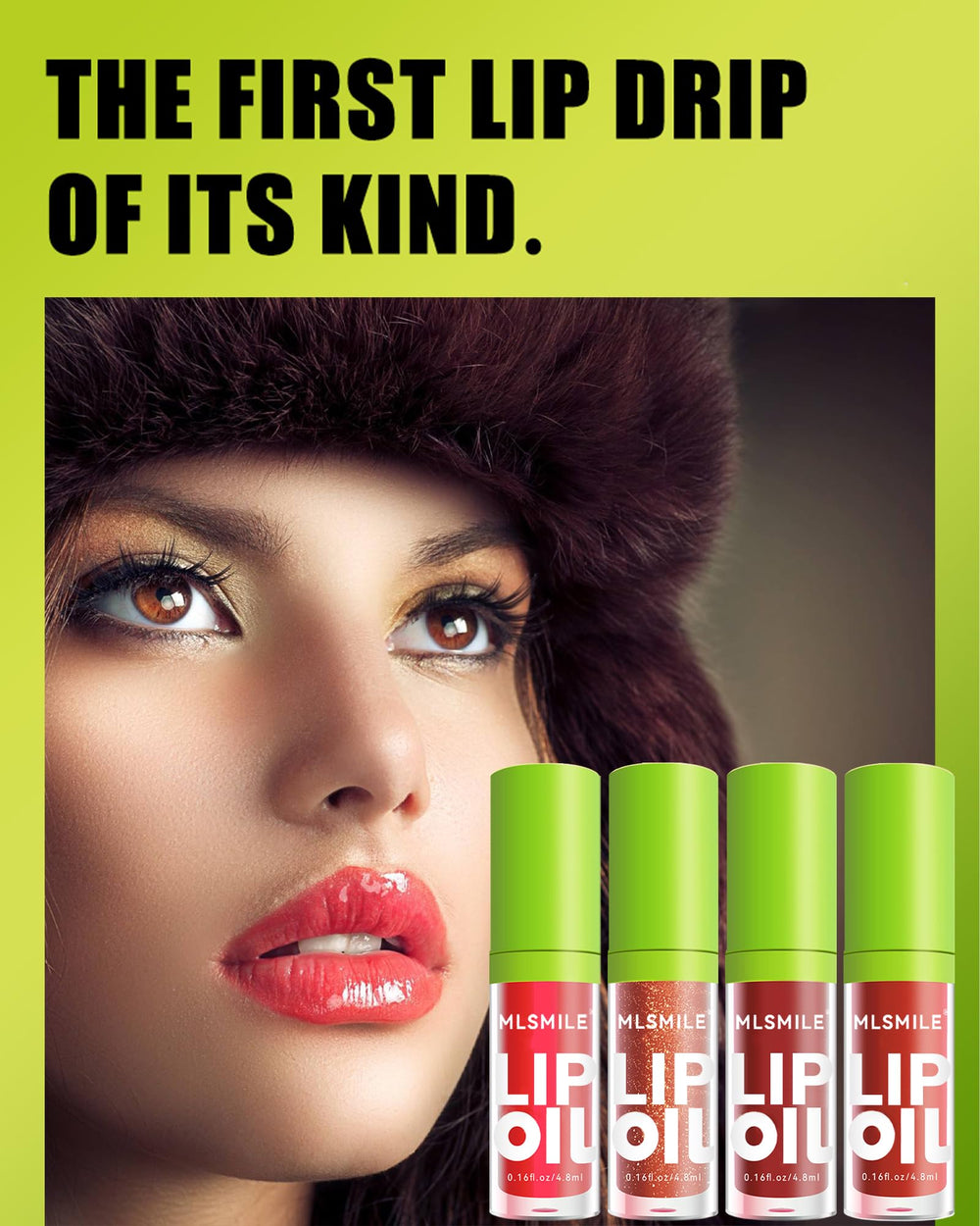 LYSdefeu lip oil shade swatches illustrating eight hydrating options