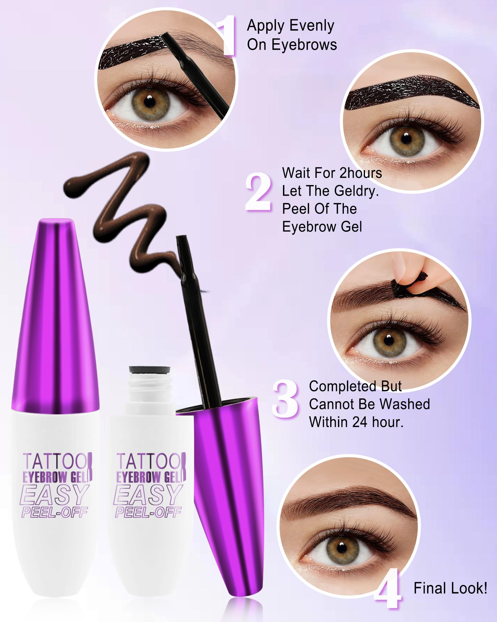 LYSdefeu tinted brows stay defined for days with minimal fading.