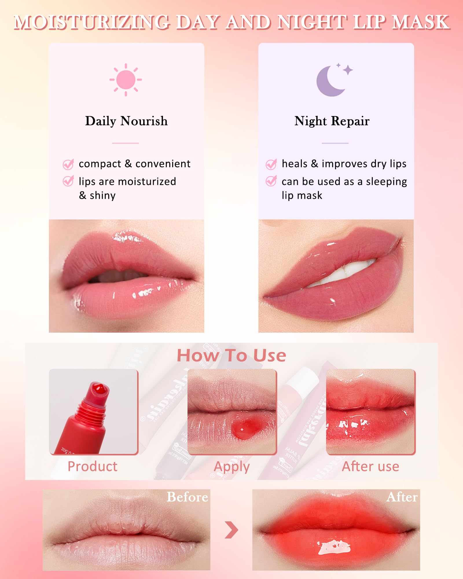 LYSdefeu Hydrating Glow Reviver Lip Oil for lasting moisture.