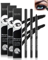 LYSdefeu matte black gel eyeliner pencil tip close-up for precise, long-lasting lines