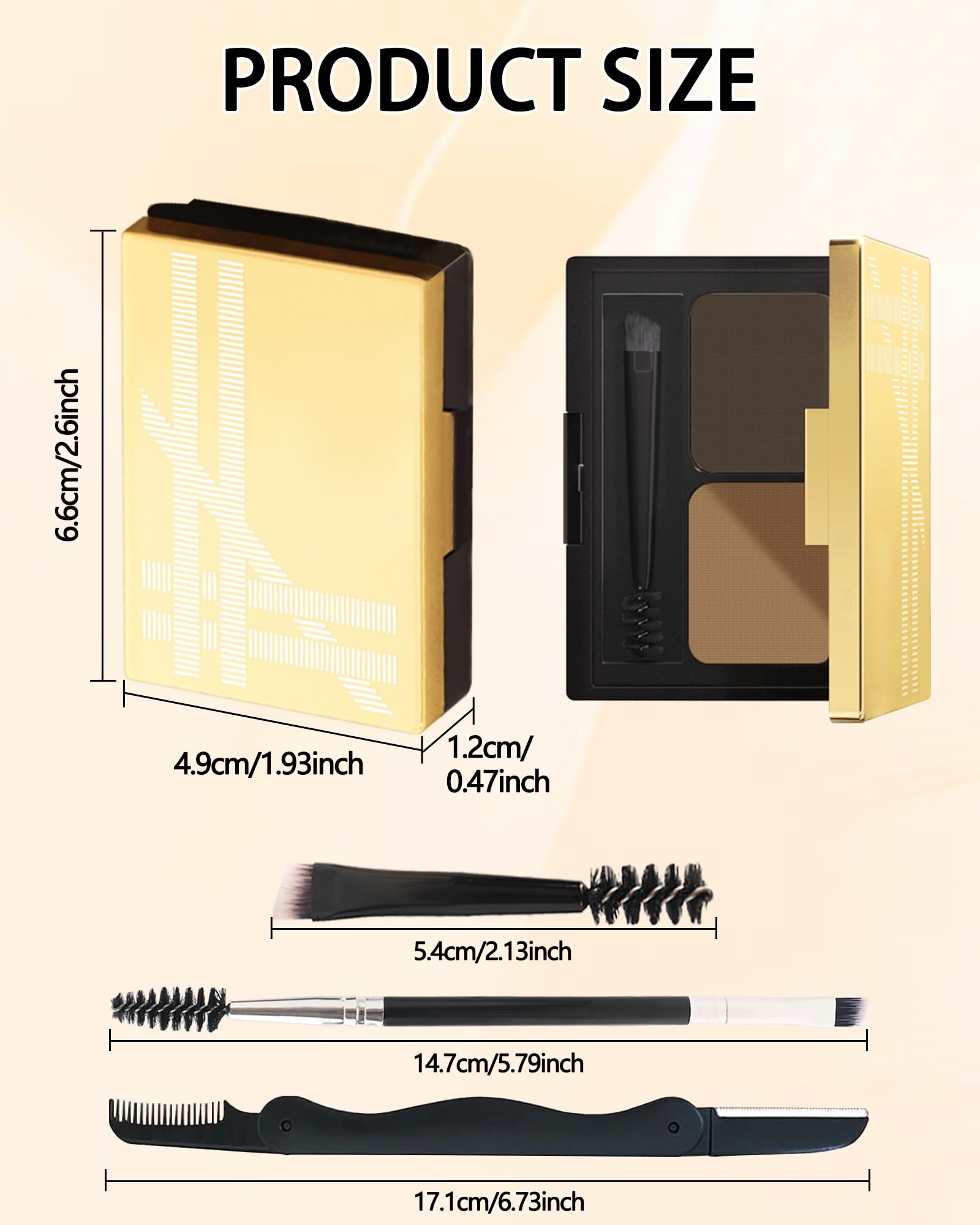 Two tone brow palette offers versatile looks with LYSdefeu