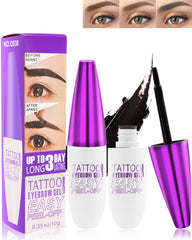 LYSdefeu Peel-Off Eyebrow Tinting Gel Kit 2pcs packaging, ideal for gifting.