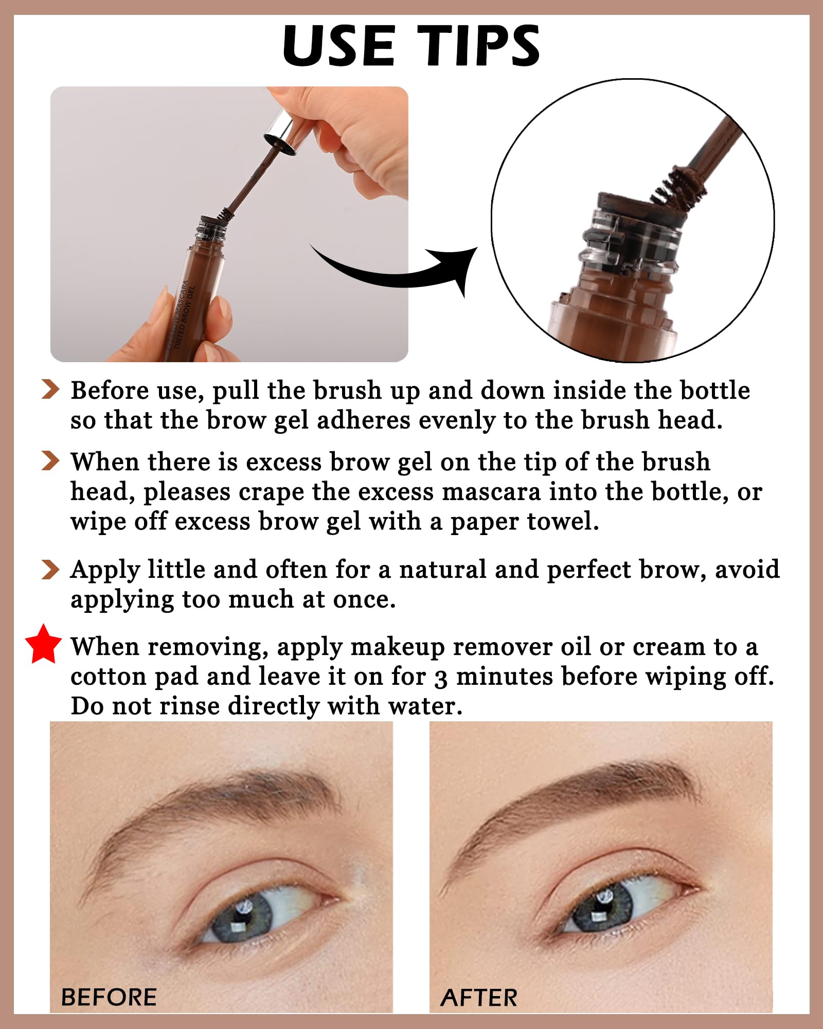 LYSdefeu waterproof brow gel forms a durable film against sweat