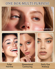 LYSdefeu waterproof matte brow palette for long-lasting wear.