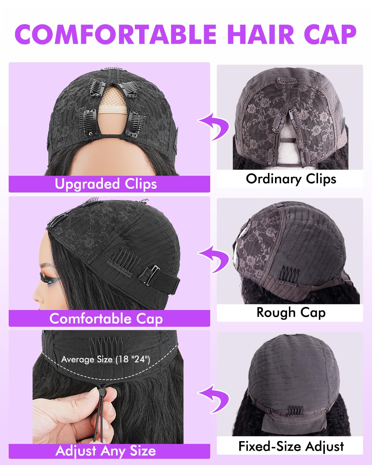 Lysilf versatile daily-wear wig for events