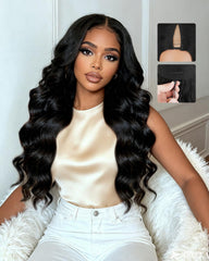 Lysilf V Part wig body wave, 30-second easy installation