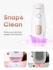 LYSMOSKI arms hair removal with adjustable intensity for personalized sessions.