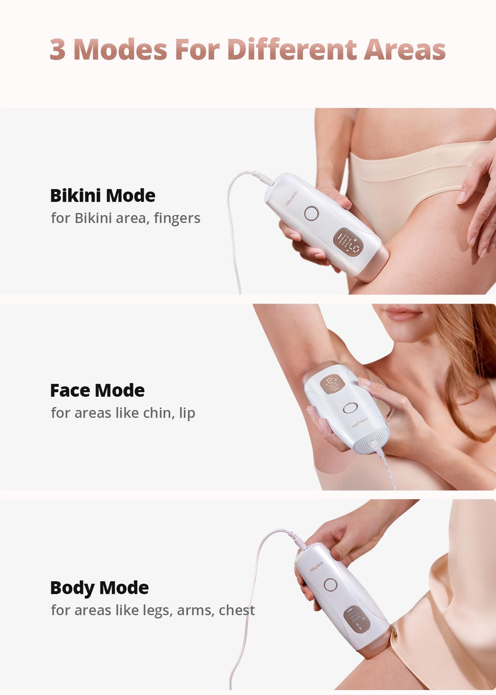 LYSMOSKI back hair removal for larger areas with even coverage.