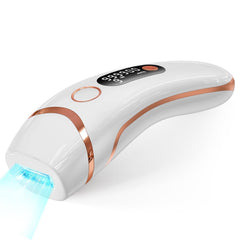 LYSMOSKI IPL device on the face for precise, long-lasting hair reduction.