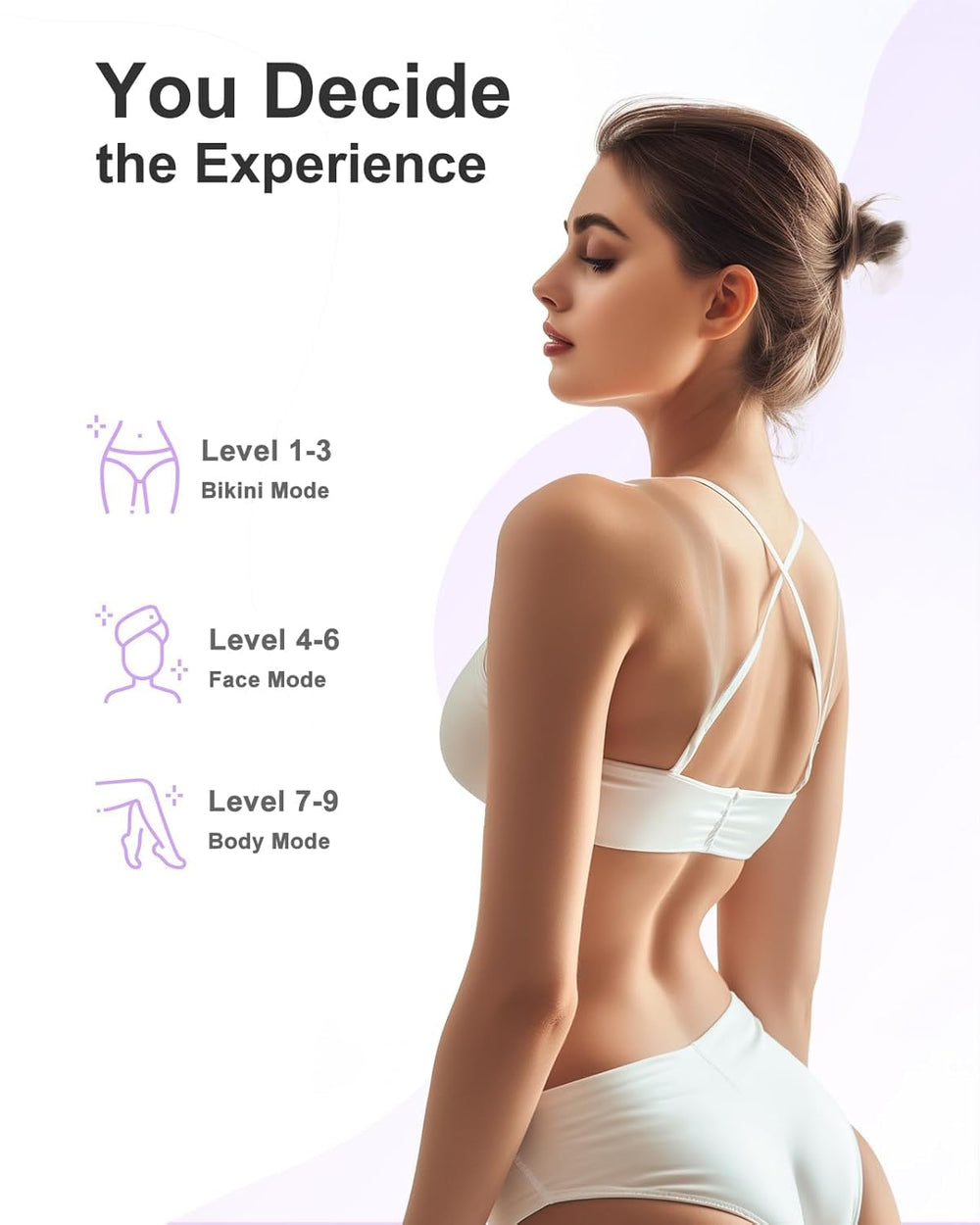 LYSMOSKI IPL fast flash interval supports quicker sessions for large areas