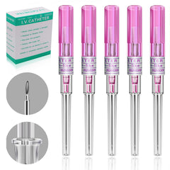 Lyuxzad 20G catheter needles pack for clean, precise piercing prep.