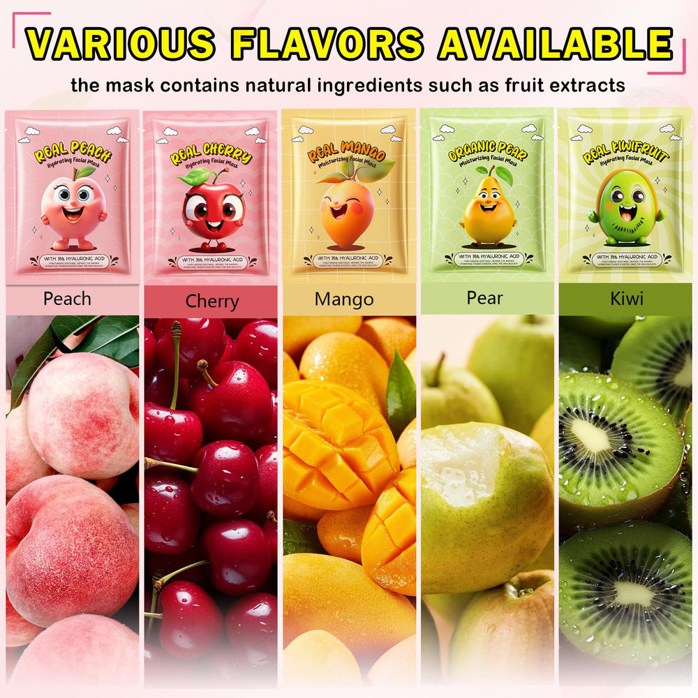 LZXLUKGIR cherry mask nourishes skin with vitamin-rich goodness.