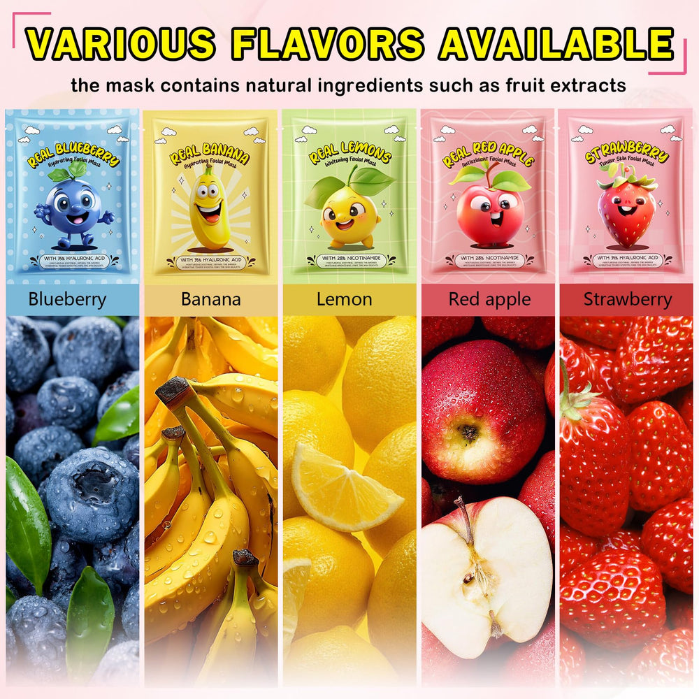 LZXLUKGIR strawberry mask moisturizes and brightens the complexion.