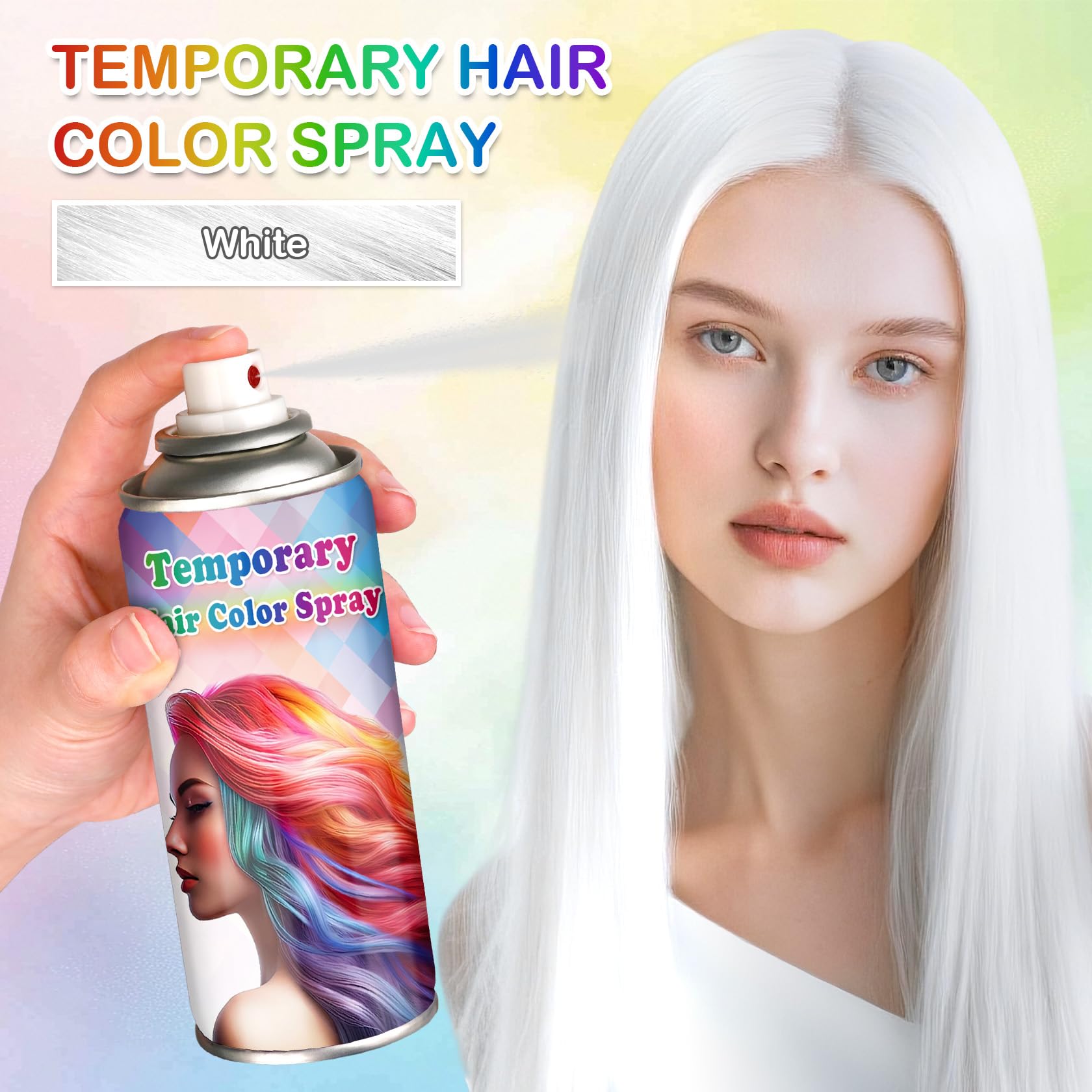 LZXLUKGIR washable temporary color rinses out with shampoo.
