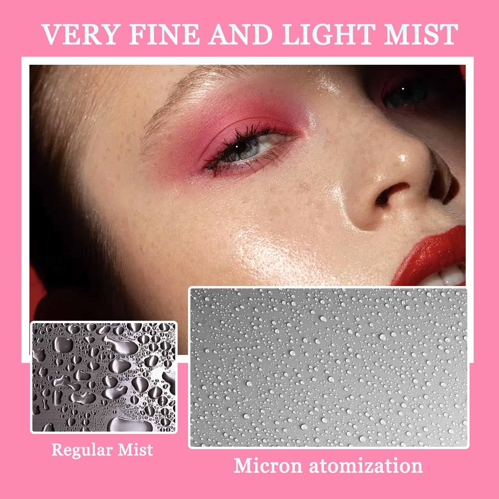 LZYLLS dewy finish look with glow and hydration.