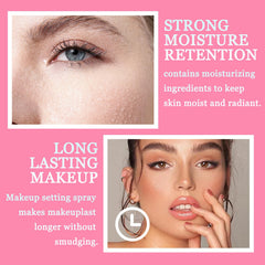 LZYLLS travel-size setting spray packaging, ideal for on-the-go touch-ups.