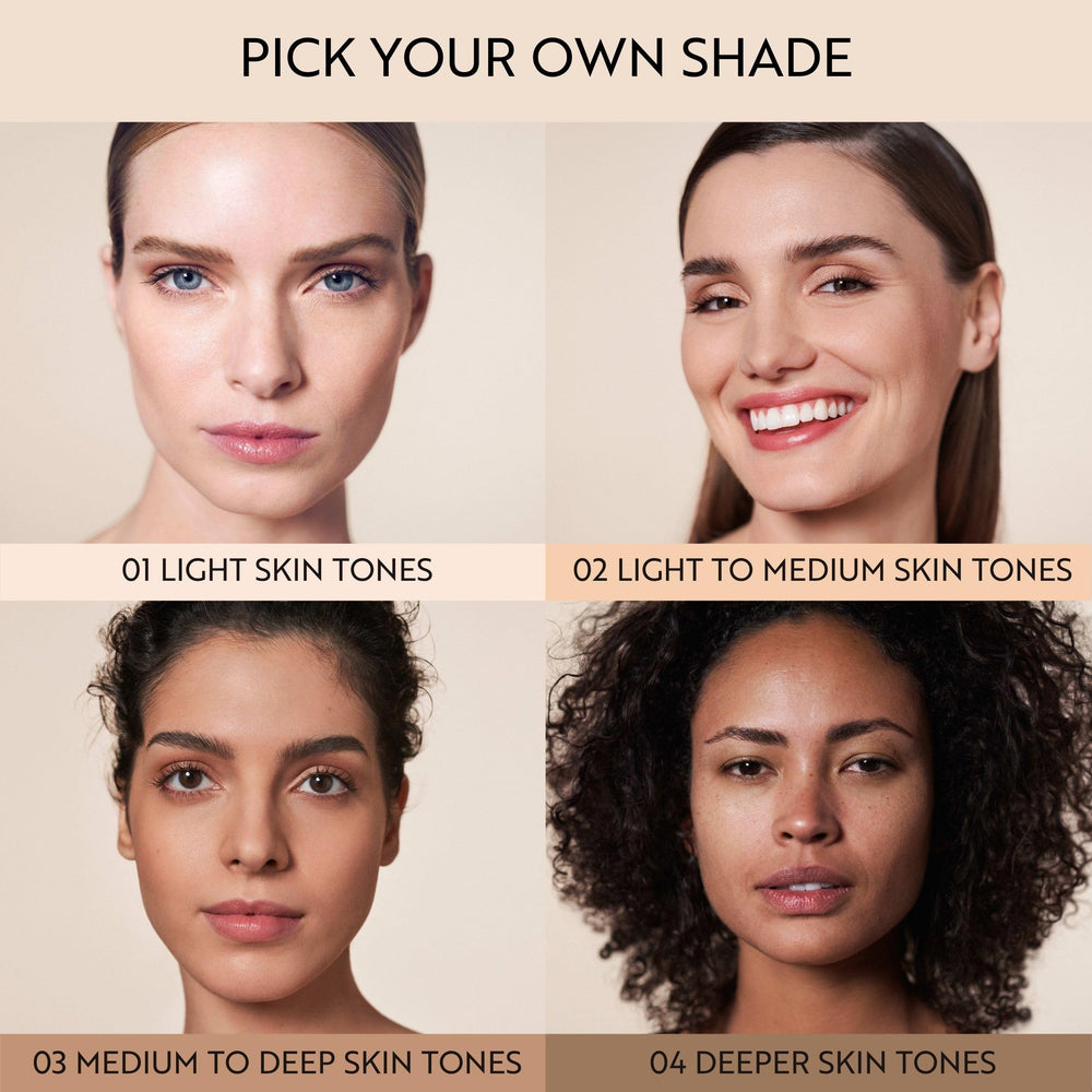 Porcelain Teint swatch shows a fair shade option and blendability