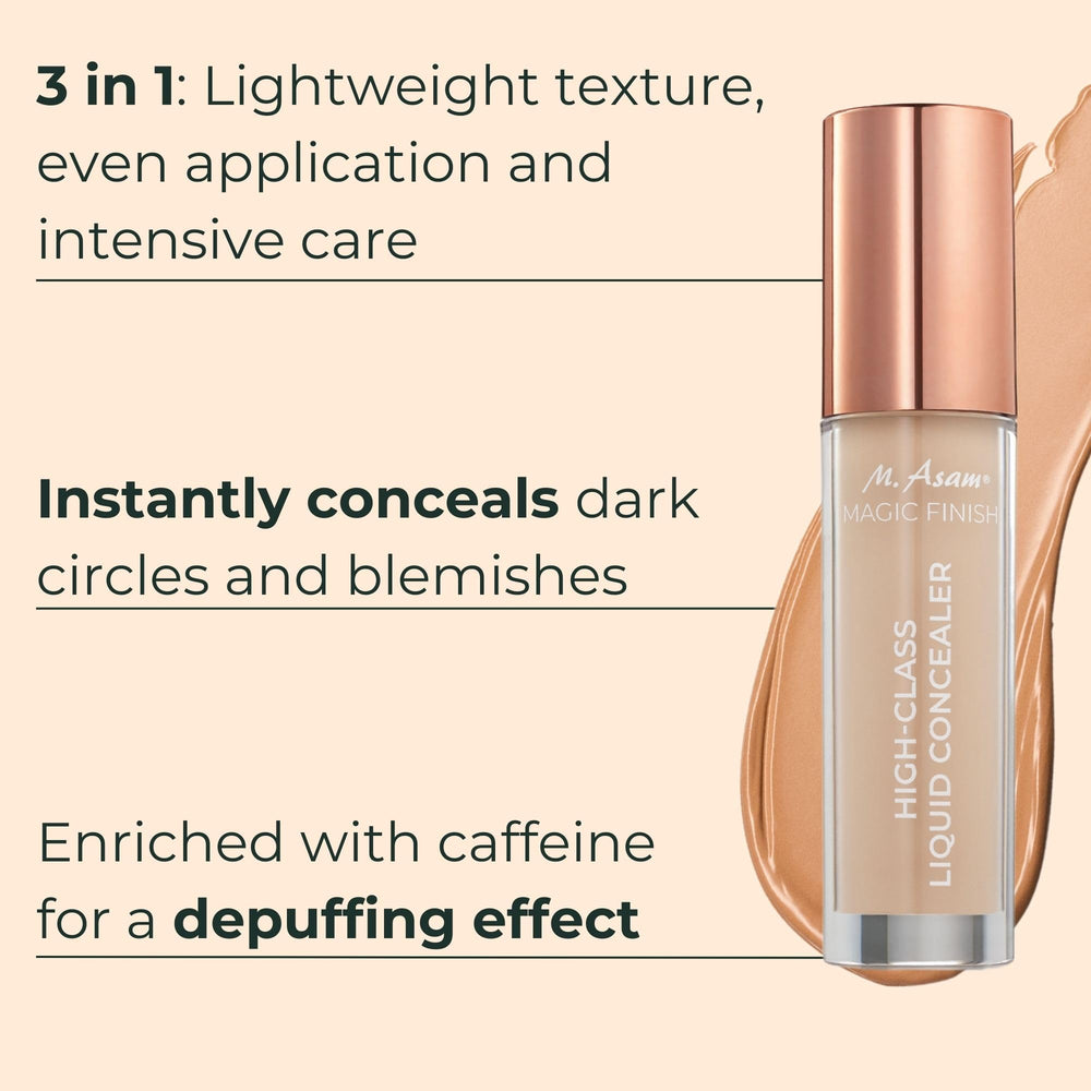 M. Asam concealer applicator closeup enables precise, seamless blending