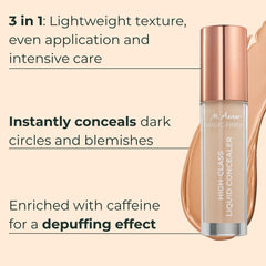 M. Asam concealer applicator closeup enables precise, seamless blending