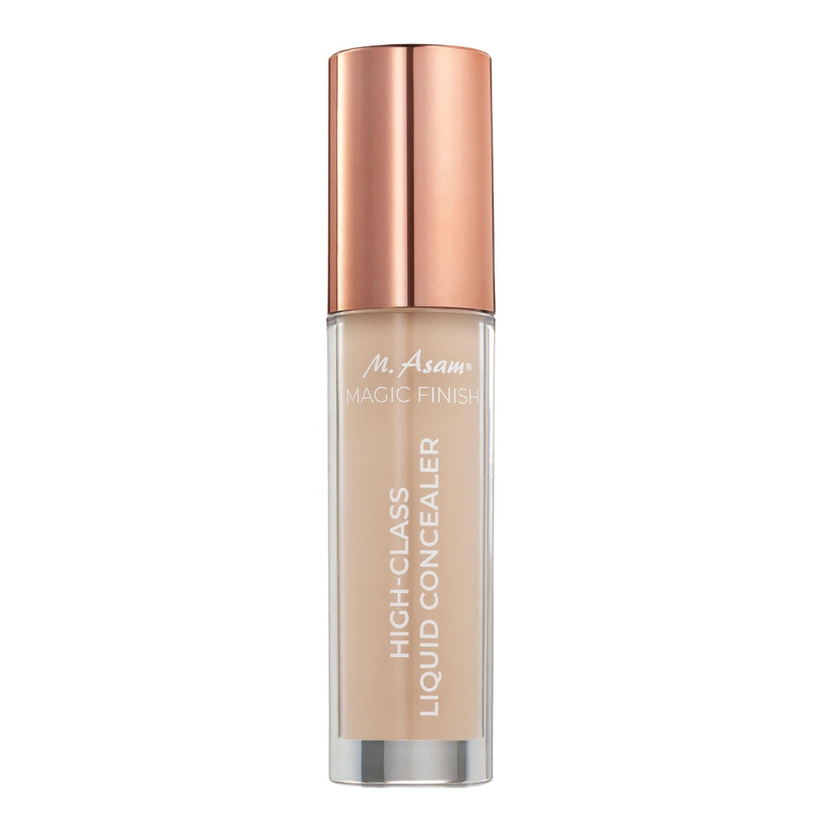 M. Asam Magic Finish nude bottle shows lightweight coverage for everyday use
