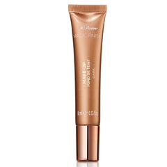 M. Asam Magic Finish Mousse texture close-up shows smooth primer foundation blend for a natural matte finish.