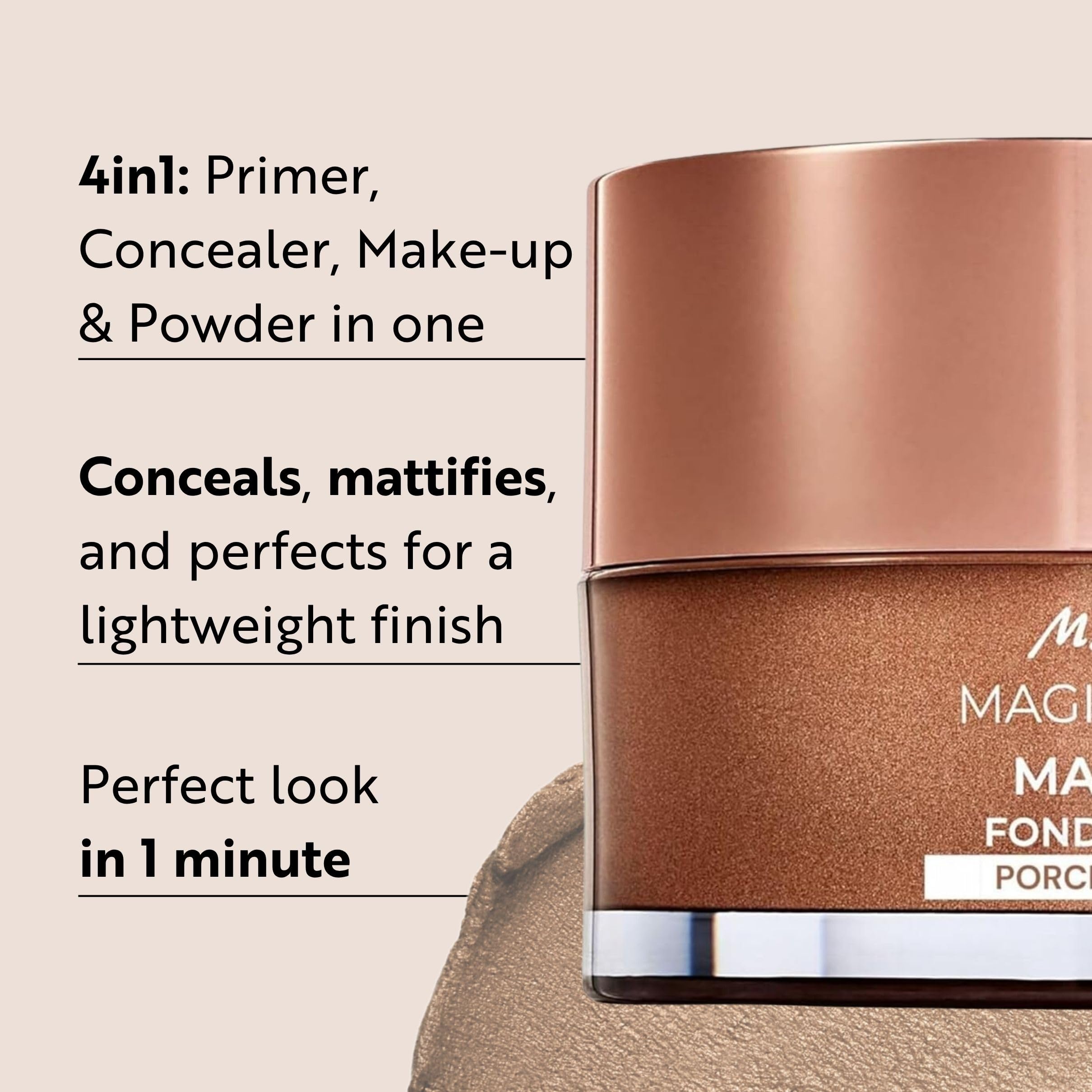 M. Asam cap close-up highlights compact, travel-ready packaging for on-the-go touch-ups.