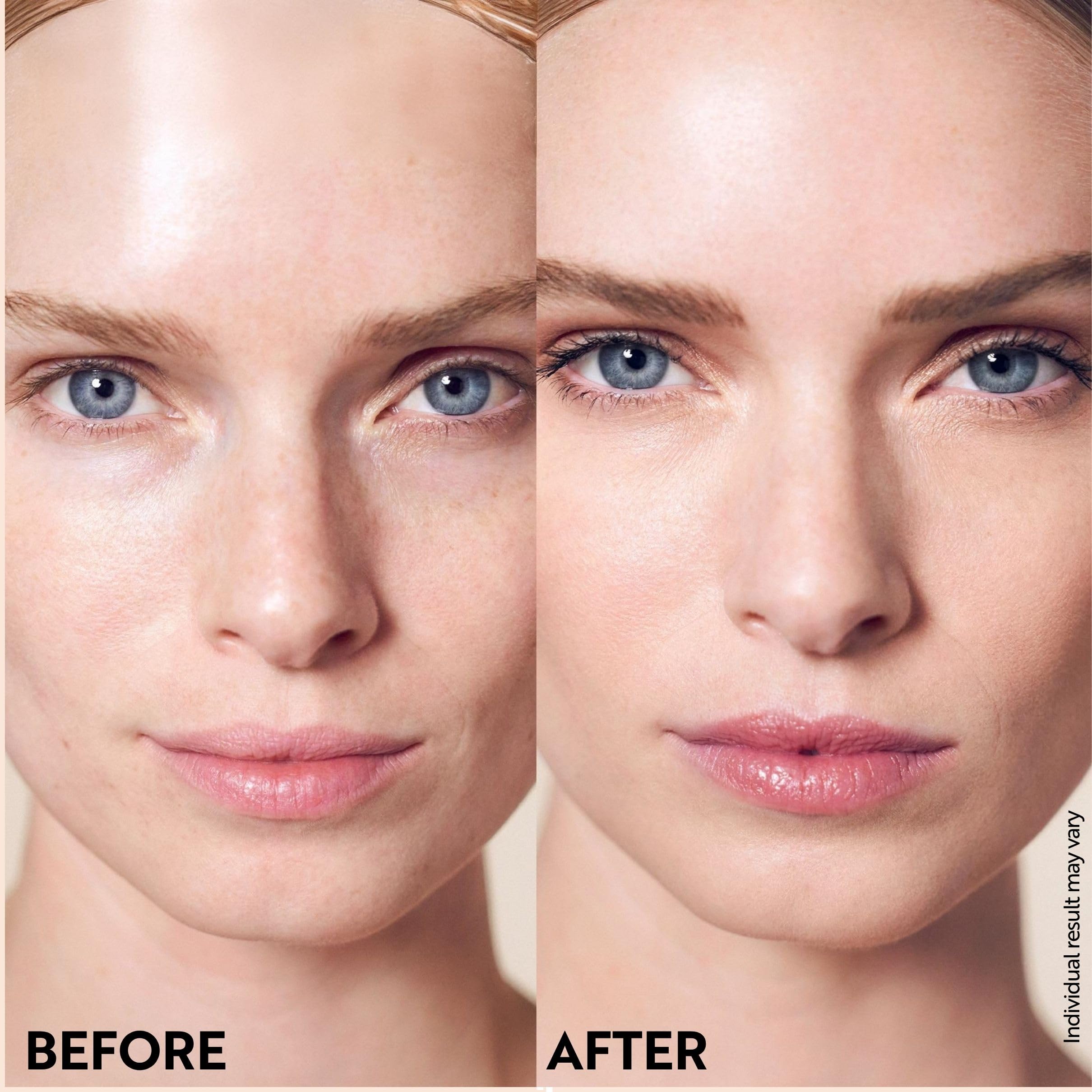 M. Asam mousse texture swirl demonstrates silky, lightweight finish for a natural look.