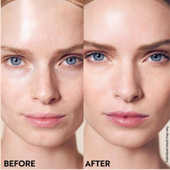 M. Asam mousse texture swirl demonstrates silky, lightweight finish for a natural look.