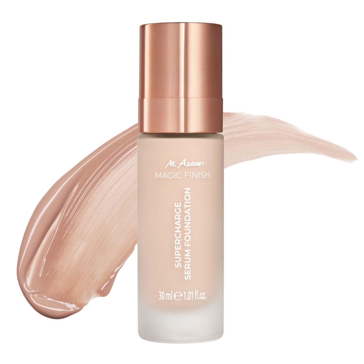 M. Asam MAGIC FINISH Rose Fair bottle front showing glow and hydration