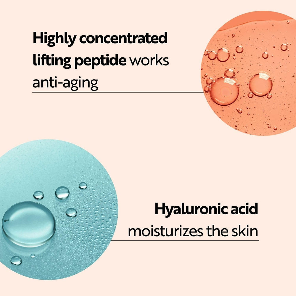 Micro-detail of MAGIC FINISH Rose Fair with hyaluronic acid glow on skin