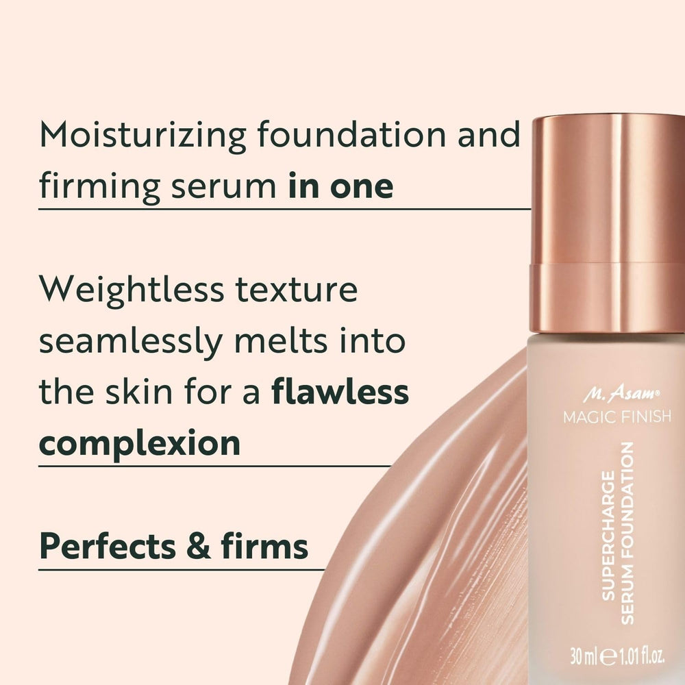M. Asam MAGIC FINISH Rose Fair serum bottle with pump dispensing