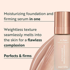 M. Asam MAGIC FINISH Rose Fair serum bottle with pump dispensing